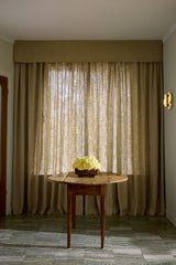 Linen curtain - Olive