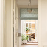 Linen roman blind - Dove Blue