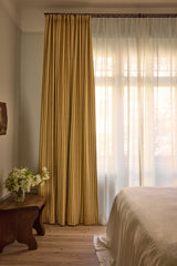 Custom length curtain pole and rings, Antique Bronze