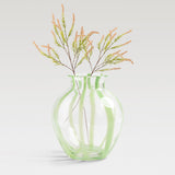 Yogu Stripe Large Vase, Green