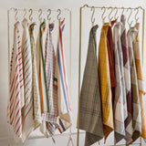 Lina Stripe kitchen tea towel, red stripe