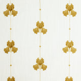 Sweet Pea Linen curtain fabric sample – Mustard