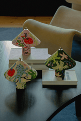 Crème Atelier Loulou lamp, Linen garden