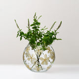 Petal handblown glass vase