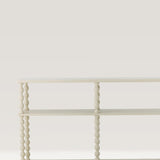 Salino large Off-White Side Table, Pine