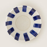 Shakti hand painted indigo glazed stoneware bowl, large