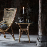 Tony rattan side table - (1 in stock)