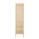Mariana wood and cane wardrobe