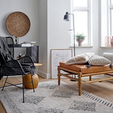 Ayah yellow metal side table