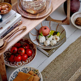 Heikki XL hand painted glazed stoneware bowl