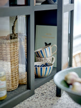 Derry hand painted glazed stoneware bowl