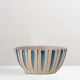 Derry hand painted glazed stoneware bowl