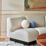 Gotain sculptural sphere cushion - Sky blue