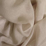 Voile sheer fabric - sand
