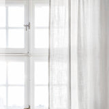 Linen fabric - pure white