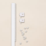 Custom length curtain track - white