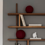 Gotain sculptural sphere cushion - Burgundy