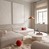 Gotain sculptural sphere cushion - Burnt orange