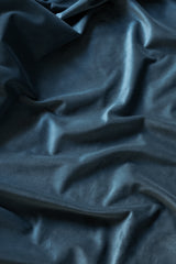 Velvet curtain - petrol