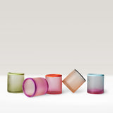 HKLiving glass tea light holder - blush (last 1)