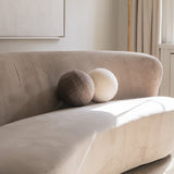 Gotain sculptural sphere cushion - Cream