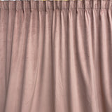 Ready-made dusty pink velvet curtain, 200cm length x 140cm wide (1 panel)