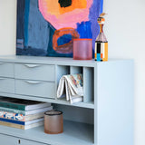 HKLiving glass tea light holder - blush (last 1)