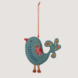 Marta Blue Bird Ornament