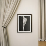 Metal curtain tie back - black