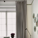 Velvet curtain - grey