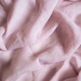 Sheer linen roman blind - pink