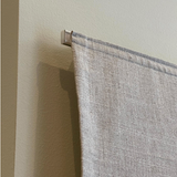 Sheer linen roman blind - Terracotta