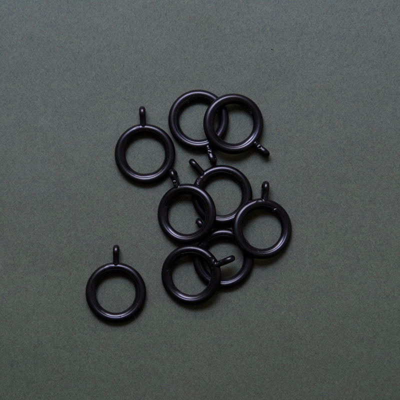 Curtain rings in metal - Pack of 10