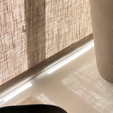 Linen roman blind - sand