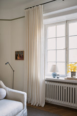 Linen fabric - off white