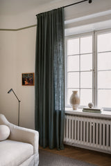 Linen fabric - Petrol