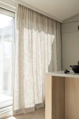 Linen curtain - Sand