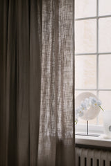 Linen curtain - Grey
