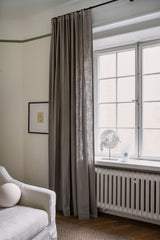 Linen curtain - Grey