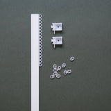 Custom cutting for curtain track or pole