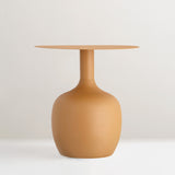 Ayah yellow metal side table