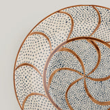 Heikki XL hand painted glazed stoneware bowl