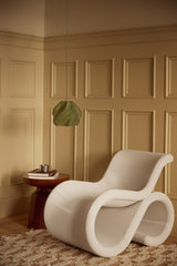 Crème Atelier soft serve pendant lamp 01, Olive