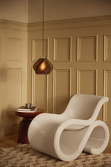 Crème Atelier soft serve pendant lamp 01, Caramel