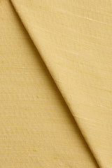 Sakura raw cotton café curtain - Oat Yellow