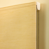 Sakura Raw cotton Roman blind - Oat Yellow - Blackout lined