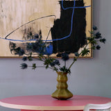 HKLiving Large Silhouette glass vase, green, pre-order