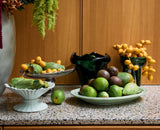 HKLiving New classic XL ceramic serving tray, mint, pre-order