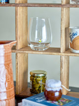 Misa mouth-blown drinking glass, daisy flower (3 left)
