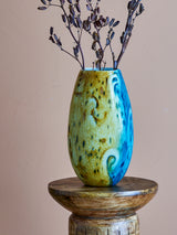 Kalian mouth-blown large glass Vase
